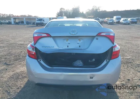 2016 Toyota Corolla L из США, поврежденный, VIN 2T1BURHE7GC592451